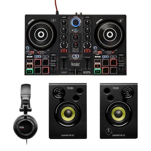 Hercules DJLearning Kit Nero Mixer con...