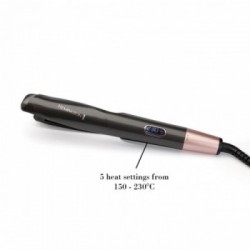 Remington S6606 Curl & Straight Confidence - Piastra 2-in-1 a Spirale, 5 Temperature, Lamine in Ceramica