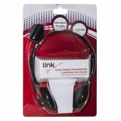 Link Accessori LKHS02 cuffia e auricolare Padiglione auricolare Nero