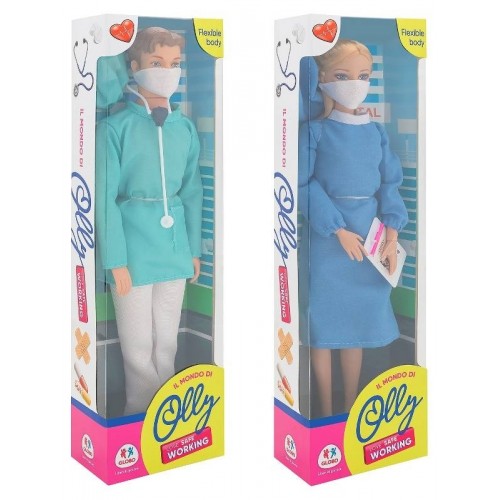 FASHION DOLL MEDICO BEN E DOTT.SSA OLLY 2 MOD.