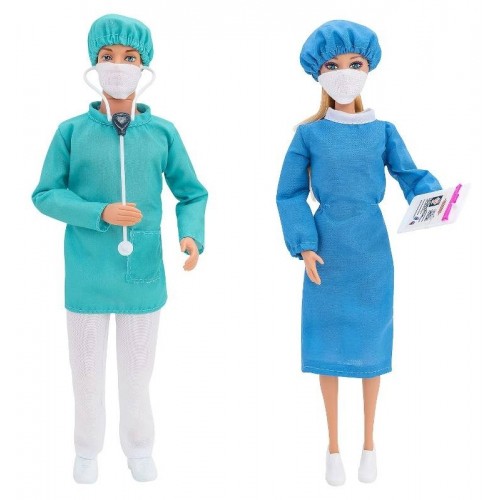 FASHION DOLL MEDICO BEN E DOTT.SSA OLLY 2 MOD.