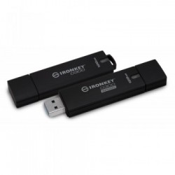 Kingston Technology IronKey D300 unità flash USB 32 GB USB tipo A 3.2 Gen 1 (3.1 Gen 1) Nero