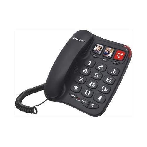  Telefono MaJestic PHF-Billy201 Nero