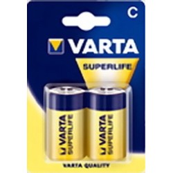 VARTA MEZZATORCIA C SUPERLIFE 2PZ C (1& 47 2 torcia) SUPERLIFE x2 ZINCO-CAR