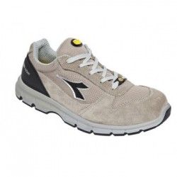 Calzature da lavoro basse SP1 Tessuto rete e crosta scamosciata Sabbia N.44 S1P RUN TX