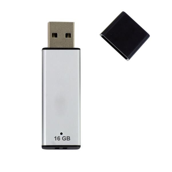 Nilox USB BULK 16GB 2.0 A unità flash USB USB tipo A Nero, Argento