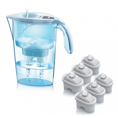 Laica Kit 6 filtri + caraffa filtrante stream...