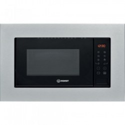Indesit MWI 120 SX - Forno a Microonde da Incasso, 20 Litri, 800 W, Acciaio Inossidabile