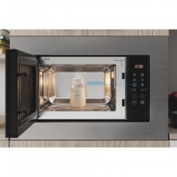 Indesit MWI 120 SX - Forno a Microonde da Incasso, 20 Litri, 800 W, Acciaio Inossidabile