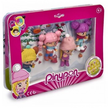PINYPON 4 PERSONAGGI NEVE