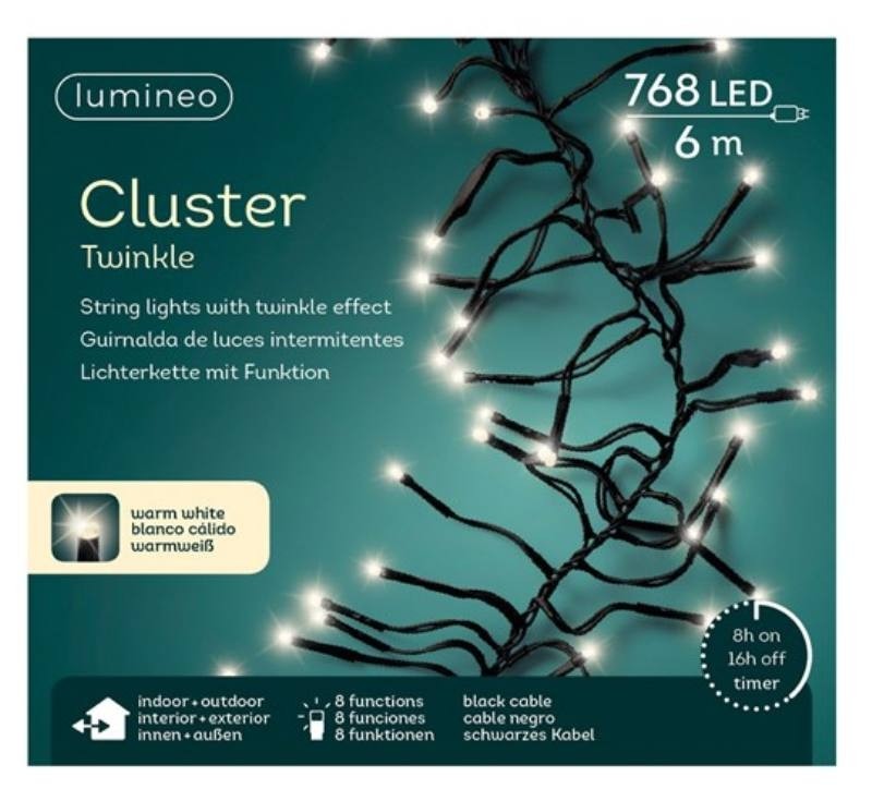 LED CLUSTER TWINKLE L 494729
