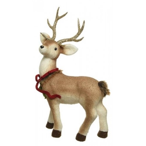 FOAM DEER W WOOL 457686